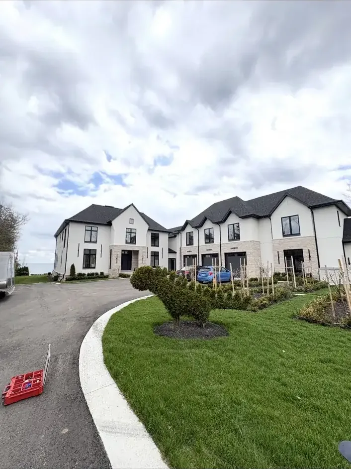 Finished residential property serviced by JTS
