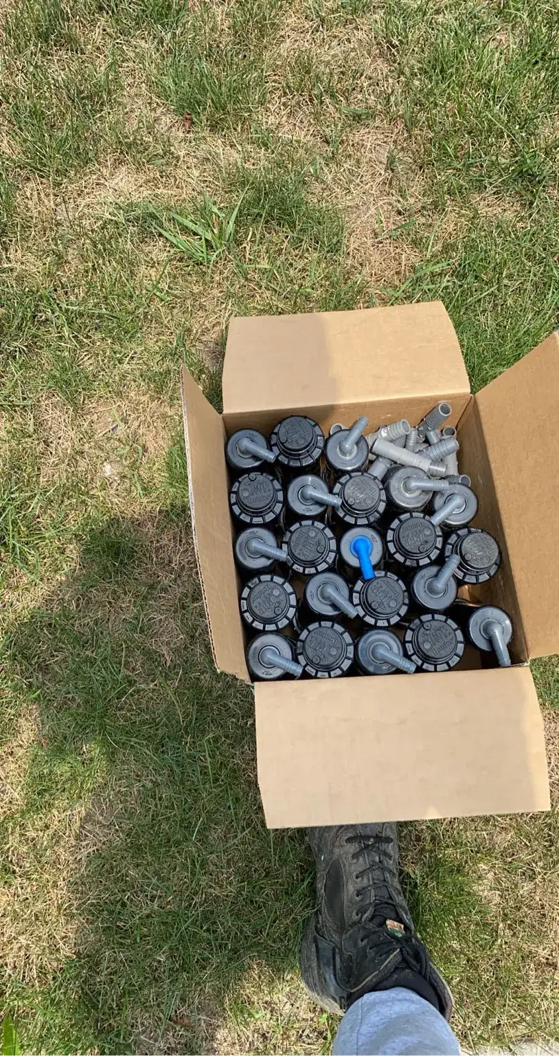 Irrigation parts and sprinkler heads